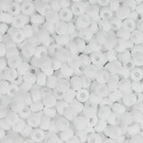 11/0 Miyuki Seed Beads #0402F Opaque Matte White 22g