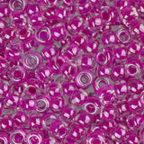 8/0 Rocailles Miyuki #209 Cristal Doublé Fuchsia 22g
