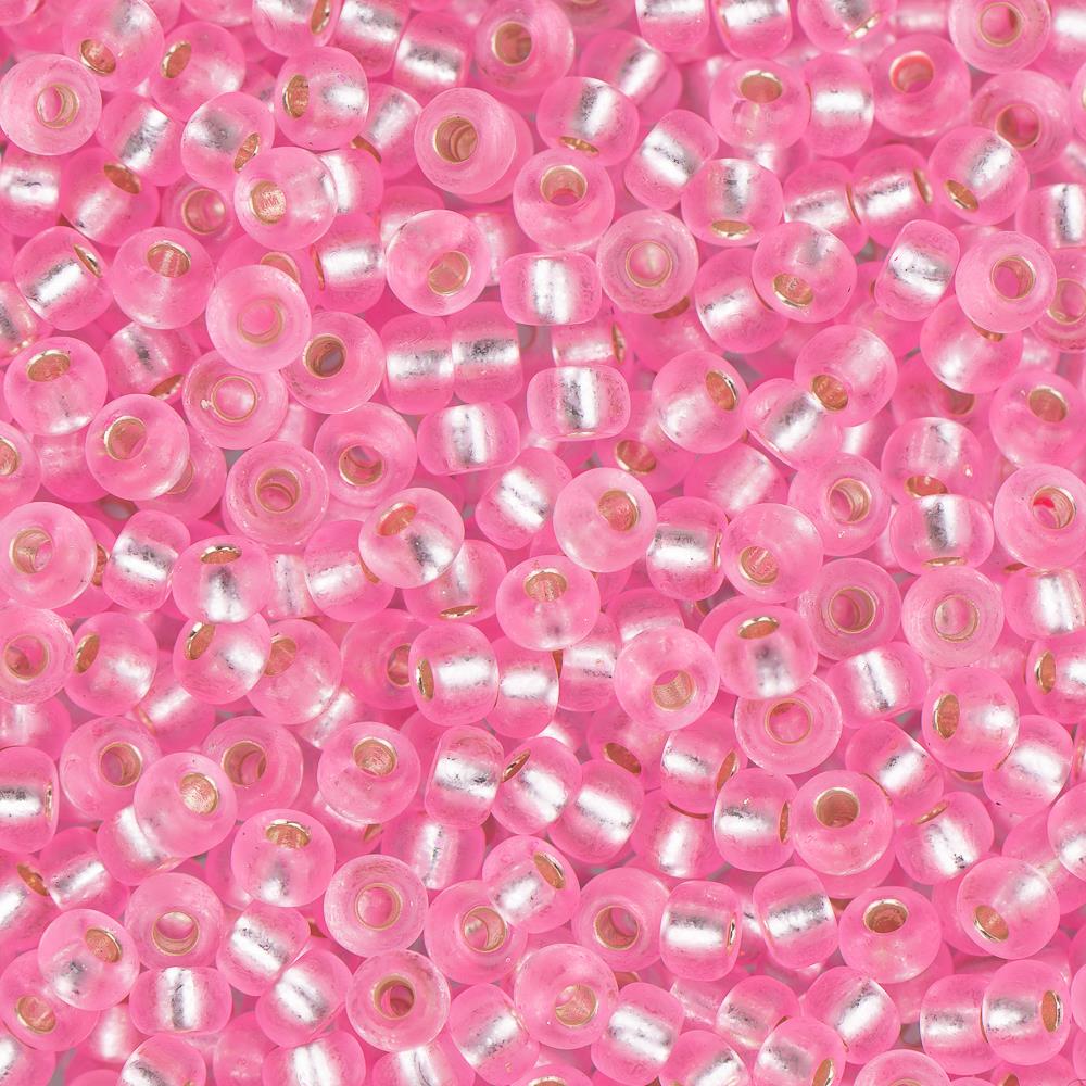 11/0 Miyuki Seed Beads #22 Silver Lined Pink 23g – i-Bead Inc.