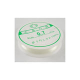Cordon élastique transparent 0,7 mm 8,5 m