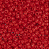 11/0 Perles Miyuki Rocailles #0408 Rouge Opaque 22g