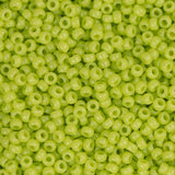 15/0 Miyuki Seed Beads #0416 Opaque Chartreuse 22g