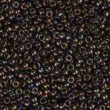 15/0 Miyuki Seed Beads #0458 Opaque Brown Iris 22g