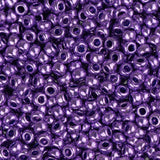 11/0 Perles de Rocailles Tchèques #35025 Violet Métallique 23g