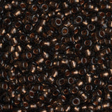 11/0 Czech Seed Beads #35079 Copper Lined Grey 23g