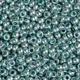 11/0 Perles de rocailles tchèques #40003 Metallic Solgel Light Teal 23g