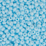 11/0 Perles de Rocailles Tchèques #40006 Opaque Solgel Bleu Clair 23g