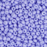 11/0 Czech Seed Beads #40008 Light Violet Dyed Solgel 23g