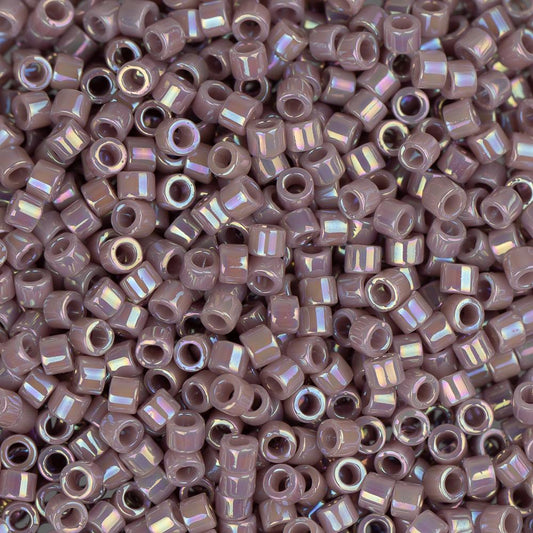 11/0 Delica Bead #0158 Opaque Lilac AB 5.2g
