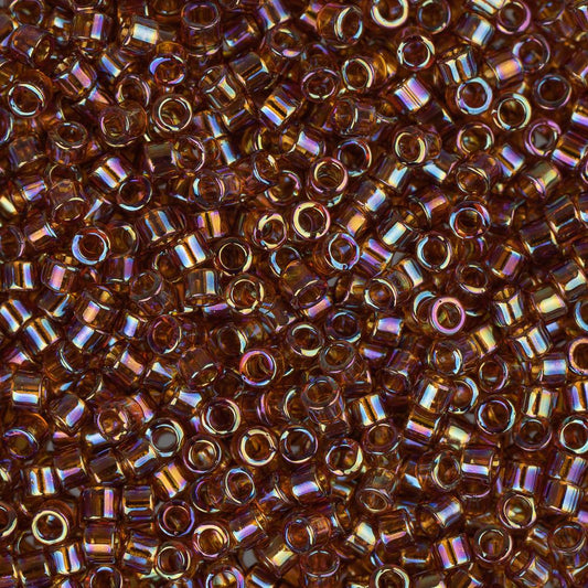 11/0 Delica Bead #0170 Tr Amber AB 5.2g