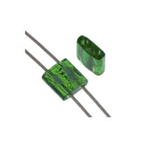 Perles Tila Japonaises 5x5mm Vert Picasso Turquoise 5.2g