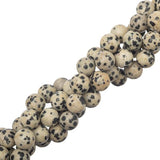 8mm Jasper Dalmation (Naturel) Perles 15-16" Strand