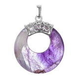 Ametrine Donut Pendant 28mm 1/pk