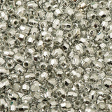 4mm Perles à Facettes Argent 1000/pk