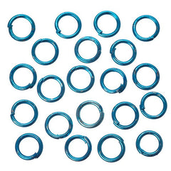 4.5mm Turquoise Jump Rings 100 Grams