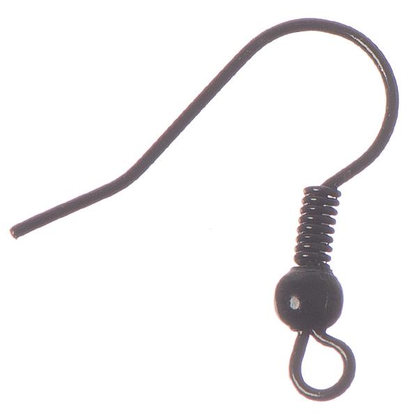 Black Fish Hook Earrings 100/pk – i-Bead Inc.