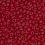 11/0 Miyuki Seed Beads #0141F Ruby Matte 22g