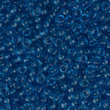 11/0 Miyuki Seed Beads #0149 Transparent Capri Blue 22g