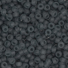 11/0 Miyuki Seed Beads #0152F Grey Matte 22g