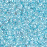 11/0 Perles Miyuki Rocailles #0278 Sky Blue Lined AB 22g