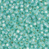 11/0 Miyuki Rocailles #0571 Aqua/Vert Argent Opale Albâtre 22g