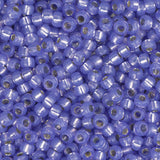 11/0 Miyuki Seed Beads #0649 Violet Silver Lined Alabaster 22g