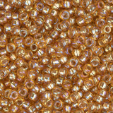 11/0 Miyuki Seed Beads #1004 Silver Lined Dark Gold AB 22g