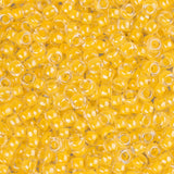 11/0 Miyuki Seed Beads #1121 Luminous Neon Sun Glow 22g