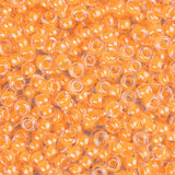 11/0 Miyuki Seed Beads #4298 Luminous Neon C/L Orange 22g