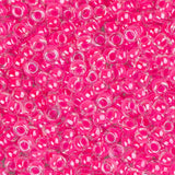 11/0 Miyuki Seed Beads #4301 Luminous Neon C/L Hot Pink 22g