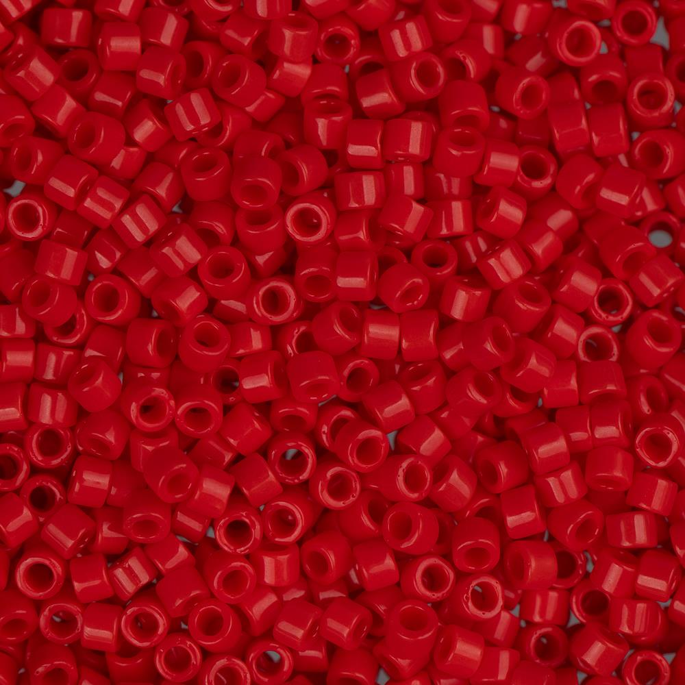 11/0 Delica Bead #0723 Opaque Red 50g Bag – i-Bead Inc.