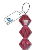 3mm Rose AB Preciosa Toupie 5" Brin