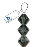 Preciosa Bicone 3mm Crystal Valentinite 5" Strand