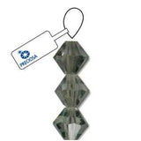 Preciosa Bicone 3mm Crystal Viridian 5" Strand