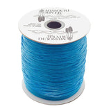 Bobine ronde de 1800 pieds de frange de châle turquoise