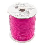 Bobine ronde fuchsia à franges châle 1800 pieds