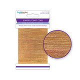 Cordon Élastique Métallique Doré 0.8mm 18yd