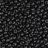 11/0 Perles de Rocailles Tchèques #34904B Noir Opaque 250g