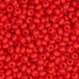 11/0 Perles de rocailles tchèques #34912B Rouge clair opaque 250g