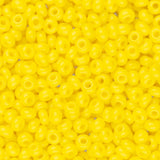 11/0 Perles de Rocailles Tchèques #34916B Jaune Citron Opaque 250g