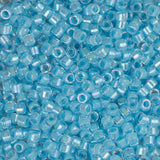 11/0 Delica Bead #0057 Sky Blue AB Lined 5.2g
