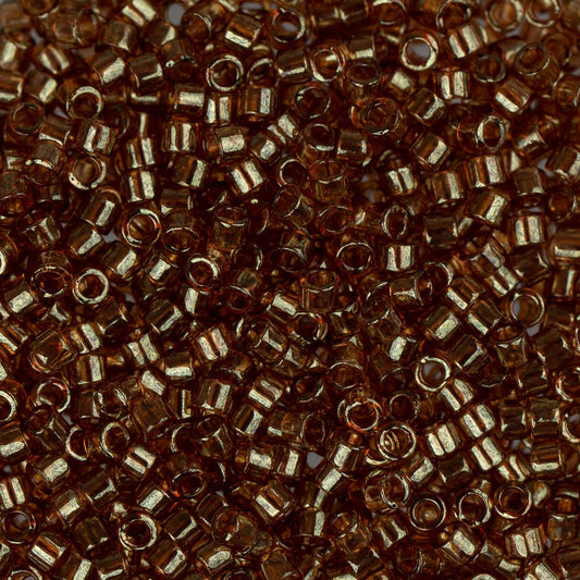 11/0 Delica Bead #0121 Light Topaz Gold Luster 5.2g