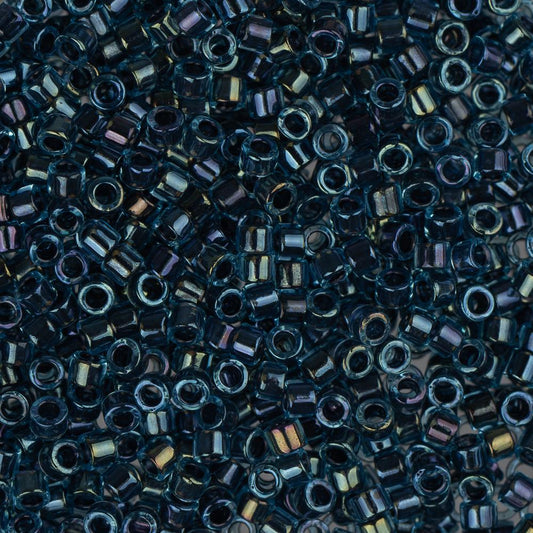 Perle Delica 11/0 #0286 Aqua Grey Lined 5.2g