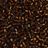 Perle Delica 11/0 #0612 Topaze foncée doublée d'argent 5,2 g