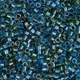 11/0 Delica Bead #0985 Bleu Vert Sparkle Lined 5.2g
