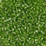 11/0 Perle Delica #1206 Vert Lime Argenté 5.2g