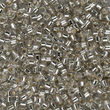 Perle Delica 11/0 #1211 Brume grise doublée d'argent 5.2g