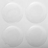 Epoxy Sticker, Round 2" Clear 4/pk
