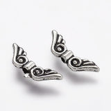 Metal Angel Wing Beads 16mm Antique Silver 10/pk