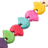 Turquoise Zuni Bear Beads 13x18mm Mixed (Synthetic/Dyed) 15-16" Strand